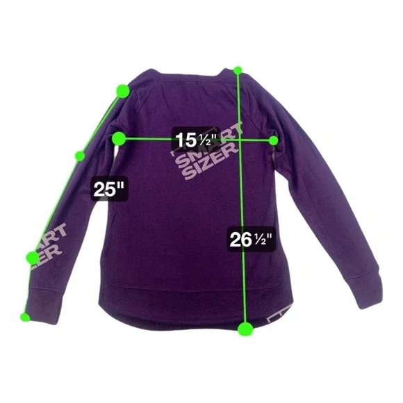 Threads 4 Thought Plum Fleece Lined Crewneck Sweatshirt XS NWT - Picture 7 of 16